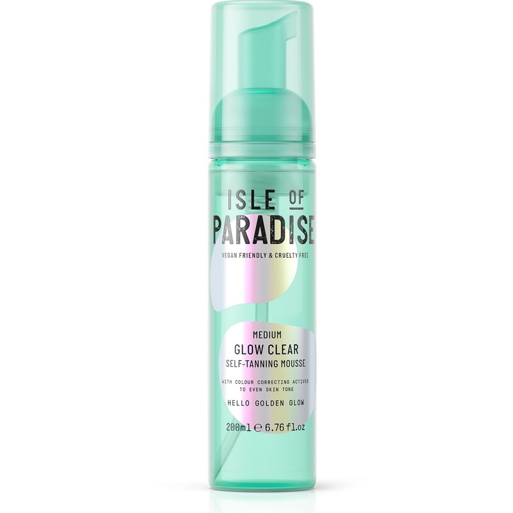 NEW Isle of Paradise Medium Glow Clear Self-Tanning Mousse